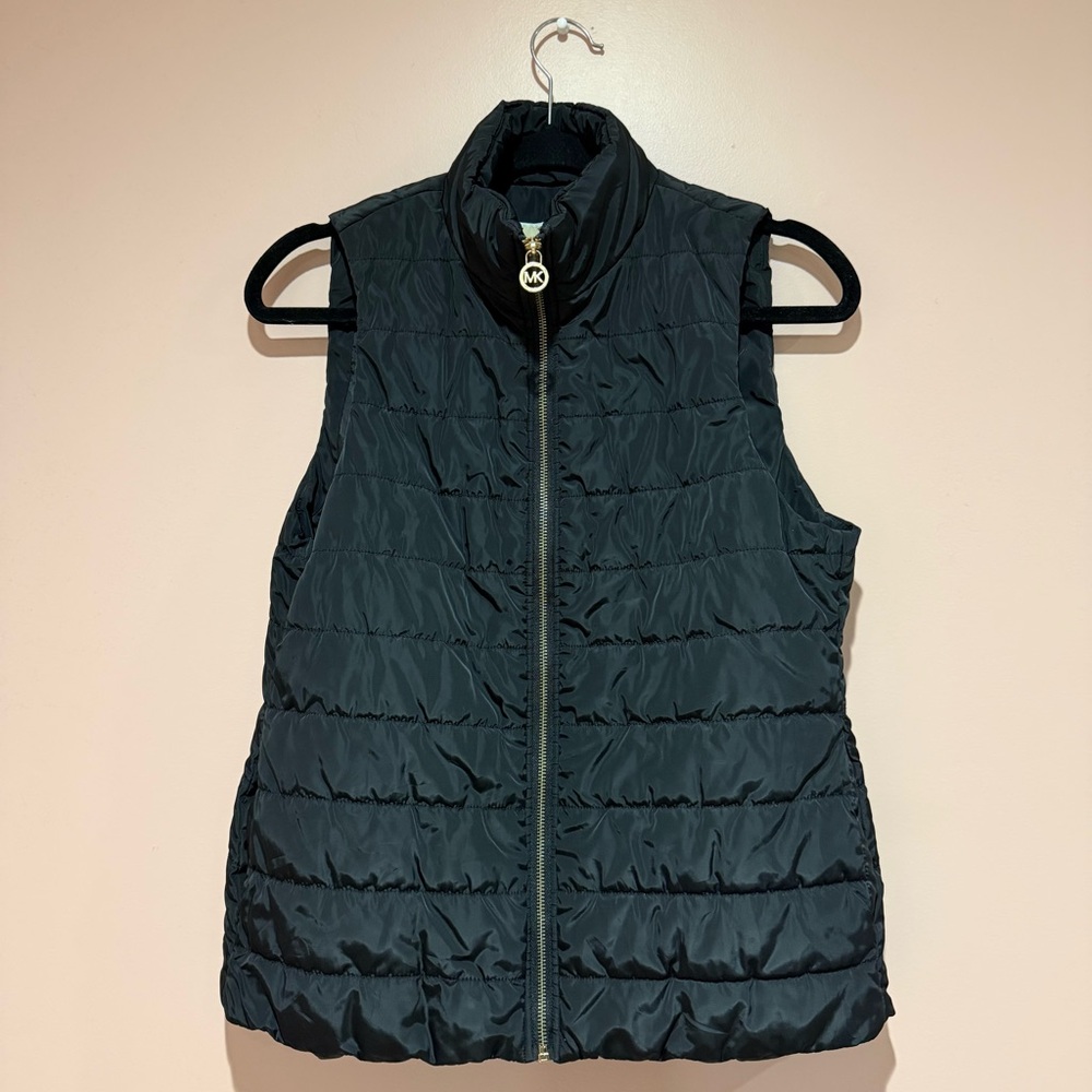Michael Kors Black Quilted Vest